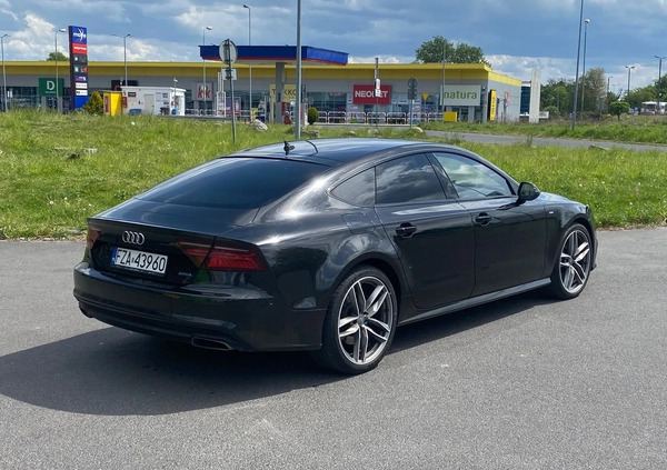 Audi A7 cena 109000 przebieg: 256000, rok produkcji 2015 z Żary małe 379